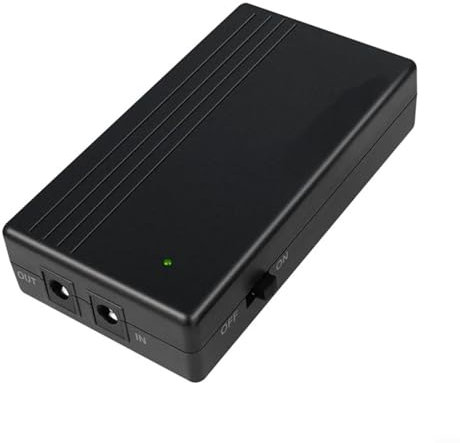 SMZhomeone Mini alimentation sans interruption 7800 mAh UPS - Batterie de secours portable 24 W 12 V 2 A - Compatible avec les appareils tels que les routeurs, modems, commutateurs, appareils photo,
