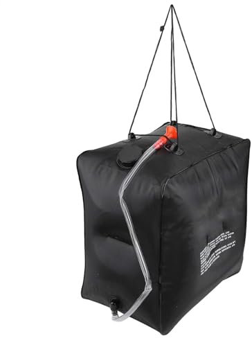 Gitekain Tragbare Duschtasche für Camping, wasserdichte Solar-Campingdusche, Reisewasserspeicher, ideal für Wandern und Outdoor-Abenteuer, praktisch für unterwegs