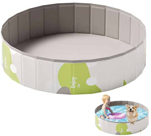 Hundepool 100 * 30cm, Hundebadewanne Hunde Planschbecken Faltbar Planschbecken Hundebadewanne Swimmingpool Pool Für Hunde