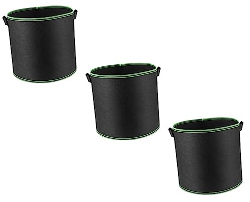 VICASKY 3 Pcs Handheld Bucket Bags Vegetable Planting Container for Tomatoes Potatoes and More Durable Design for Easy Mobility for Garden and Balcony Decor