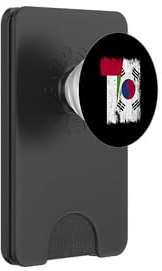 UAE South Korea Half Flag Emirati South Korean PopSockets PopWallet for MagSafe