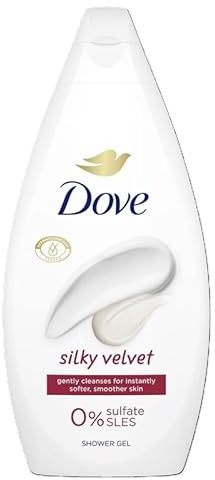 Dove Shower Gel for All Skin Types Silky Velvet 450 ml Pack of 6