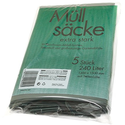 SALTER 3917720 Müllsack, Kunstoff, Grau