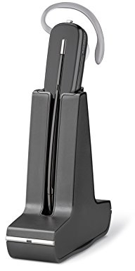 Plantronics — Auriculares DECT C565 con estación de carga (sin base DECT), alcance de hasta 120 m y 7 horas de conversación — micrófono con cancelación de ruido — compatibles con teléfonos GAP DECT — sin Bluetooth