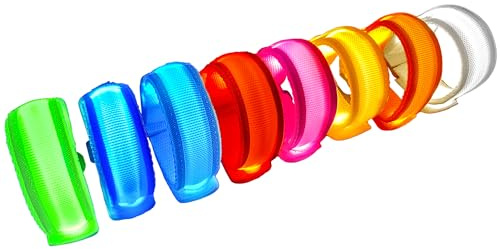 KIRALUMI 8 PCS LED Glow Bracelets, Light Up Bracelets for Kids Adults - Christmas Glow in The Dark Party Bracelets Favors Supplies for Concerts, Festivals, Game Prizes, Sports, Rave Accessories.