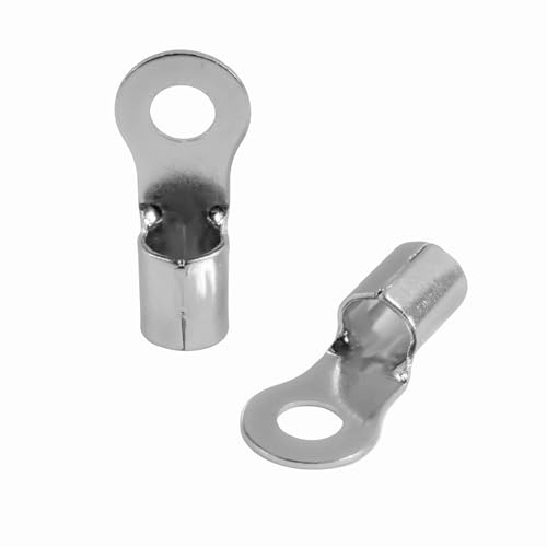 SeKi 14069 - Terminali ad anello, 50-70 mm, 10 connettori ad anello, M10, non isolati, colore: Argento