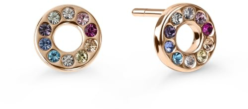 Radley Rocks Rose Gold Plated Rainbow Studs RYJ1110