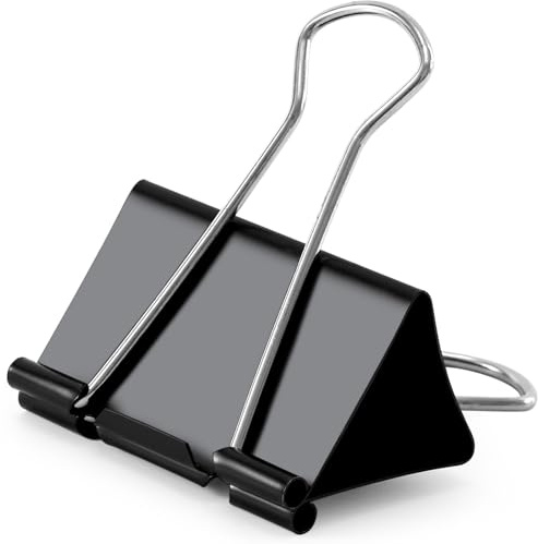 Ufmarine Extra Large Binder Clips 2.4 Inch Length, Jumbo Binder Clips for Office (18 Pcs)