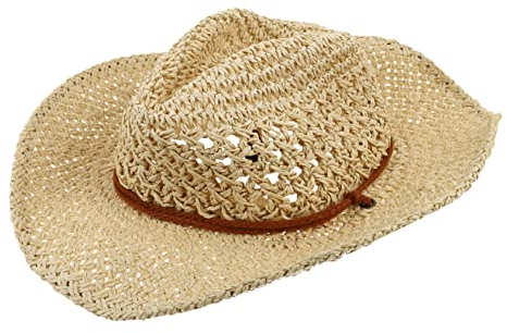 Toddmomy 1stück Cowgirl Strohhut Für Sommer Uv-Schutz Und Atmungsaktiver Sonnenhut Für Strand Und Outdoor-aktivitäten Verstellbar