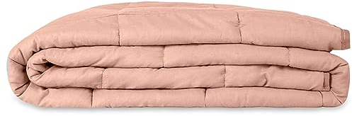 Wrap-Ninja Gewichtsdecke 135x200 7 kg Anti Stress Therapiedecke 100% Baumwolle Decke für Besseren Schlaf Weighted Blanket Schwere Decke Oeko-TEX 100% für Erwachsene