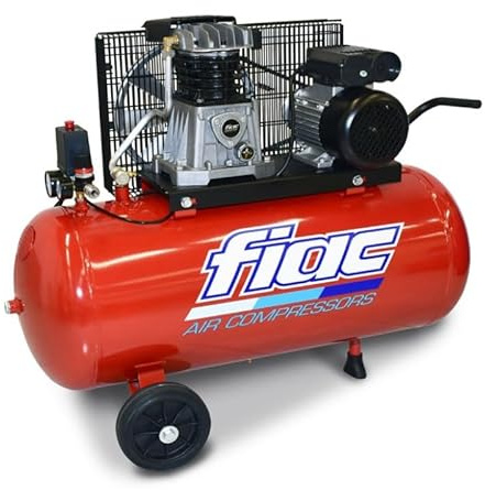 FIAC AB 100/3 MC-R3000-FC Compressore Aria a Cinghia 100 Litri 3 HP 10 Bar 300 L/min Monofase