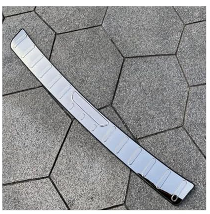 BLNETU Für Mercedes Für Benz GLA-Klasse 180 200 220 2020-2023 Hinten Stoßdämpfer-Schutz Stamm Tür Platte Abdeckung Trim Stoßstangenschutz (Color : Outside.)