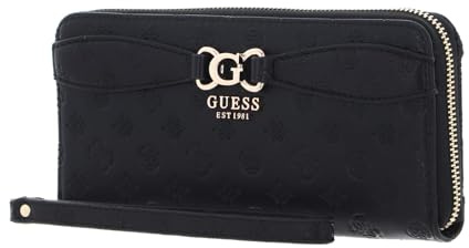 GUESS Arlena Logo SLG Zip Around Wallet L Black Logo
