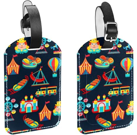 Gepäckanhänger für Freizeitparks, Gepäckanhänger, Koffer-ID-Tags, Handtaschenanhänger, Gepäckanhänger, Kofferanhänger, 2 Stück