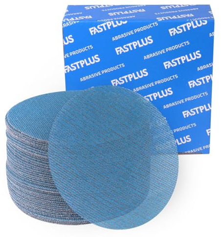 40x Blau Schleifgitter 150mm Klett P80-400 Staubfrei Für Exzenterschleifer | Kletthaftende Netzschleifscheiben für den Zwischenschliff Vollflächige Absaugung verhindert Zusetzen auf Spachtel und Lack