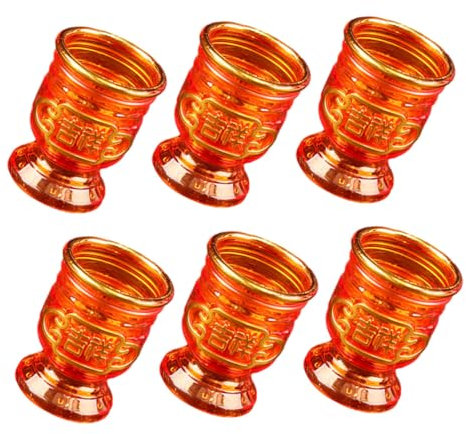 DEARMAMY 6pezzi Coppa Buddista Da Per Offerte Contenitore Per Del Ciotola Decorativa Multifunzione Piccola Coppa Per Offerte Per Zen e Templi