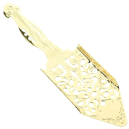BIUDECO Stainless Steel Absinthe Spoon Hollow-Out Dripper Multi-Function Wormwood Filter Bar Supply Household Absinthe Accessory for Cocktail Preparation