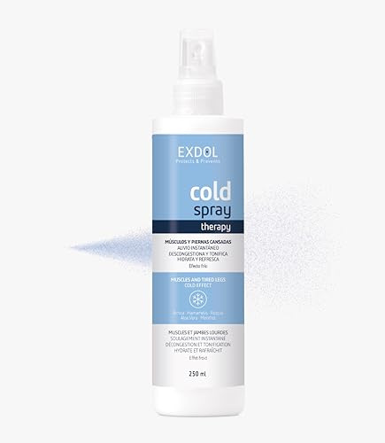 Exdol Cold Therapy Spray Efecto Frío 250 ml Spray Corporal Refrescante Confort y Bienestar Aplicación Fácil sin Contacto Ideal Deporte Espalda Cuello Piernas Cansadas Uso Diario Adultos Cuidado