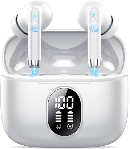 QXQ S26 Ecouteurs Bluetooth 5.4 sans Fil, ENC Antibruit Casque Bluetooth