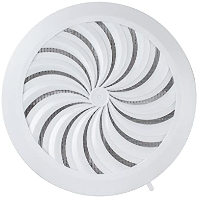 MKK T88 - Copertura della griglia di ventilazione circolare, Diametro regolabile a 100-150 mm