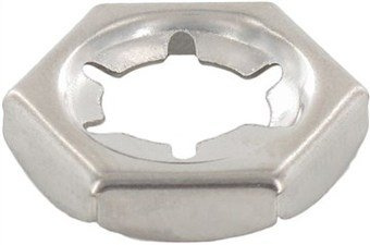 (700pcs) DIN 7967 M10 Self Locking Counter Nuts A4 Stainless Steel, Ships Free in USA by Aspen Fasteners, ASSP7967410
