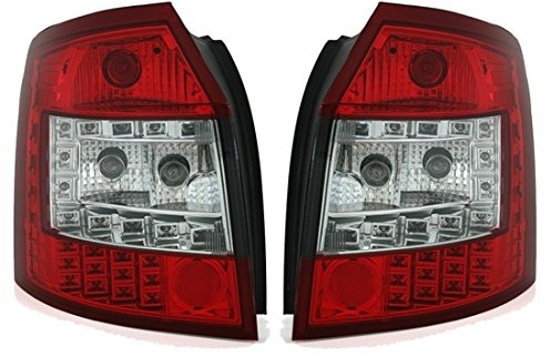 Eagle Eyes LED Rückleuchten Set in Klarglas Rot Weiß