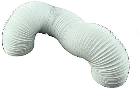 Ufixt Extra Strong Tumble Dryer Vent Hose | 6 Metre Long Flexible PVC Ducting | Heavy Duty Exhaust Pipe | 4 Inch 100mm Fitting compatible with Beko