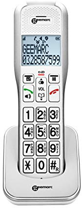 Geemarc Amplidect 595 HS - Amplified Additional Handset for Geemarc Amplidect 595 and 595 U.L.E Range - Main Base Unit Required - Medium to Severe Hearing Loss - Hearing Aid Compatible - UK version