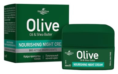 Herbolive nährende Nachtcreme, Olivenöl & Shea Butter 50ml