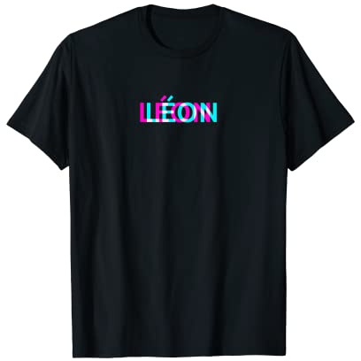 Léon Hi Namensschild My Name Is First Name T-Shirt