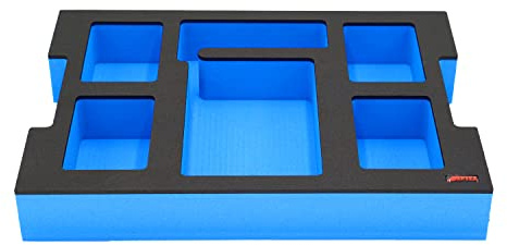 APTEX Schaumeinlage passend für Bosch Ladegerät GAL 18V-160C + 4x Akkus 18V ProCore 5.5Ah, 8.0Ah für L-Boxx 136 G4, LB4