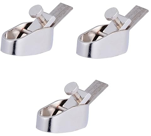 ibasenice 3pcs Violin Plane Cutter Brass Luthier Tools Curved Woodworking Plane Cutter for Violin Tool Craft