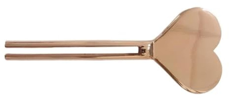Rose Gold Metal Toothpaste Squeezer, Heart-Shaped Tube Squeezer,Tube Presser Tube Roller Tube Wringer Keys Dispenser Roller for Cosmetic Oil Cream Paint Squeezer,Mobility and Daily Living Aids