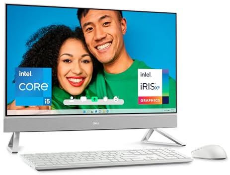 Dell Inspiron 7730 All In One 27 Display FHD, Intel Core i5-1334U, RAM DDR4, SSD da 512 GB, Intel Iris Xe Graphics, Windows 11 Home - White Cover