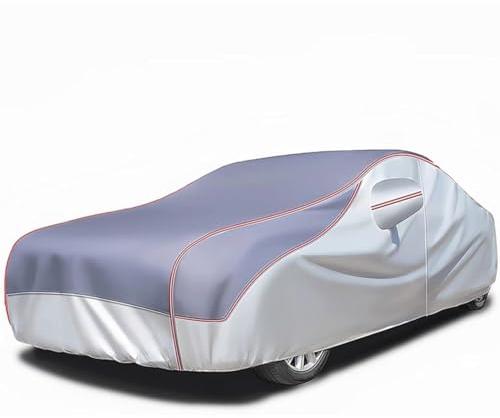Autoabdeckung für Mercedes SLK |Regen Kratzfeste Vollgarage Winddicht wasserdicht sonnenbeständig Hagelschutz Auto Abdeckplane mit Reißverschluss und Weiche Auskleidung (Color : Gray)