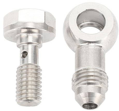 M8 X 1,25 Mm Bis AN4 Banjo Bolt Kit Hochlagerkapazität Edelstahl Banjo -Bolzenschlange mit Waschmaschine