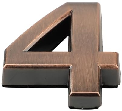 ABS Resin 3D House Number Sign and Stylish Outdoor Door Plate for Home and Office (4)