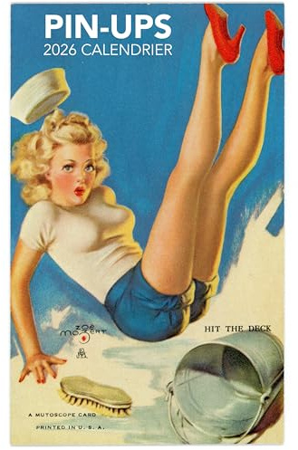 CALENDRIER MURAL 2026 : LES PIN-UPS