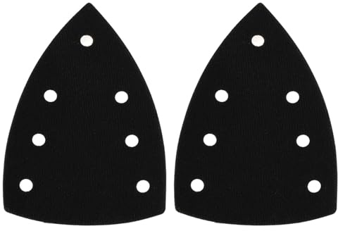 SG Store 2 Pezzi 100x150x150mm 7 Fori Triangolari Autoadesivi Floccanti Compatibile Con Bosch Levigatrice Triangolare