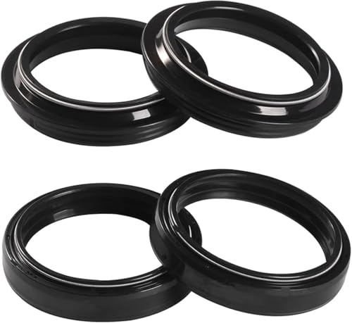 LOKLNEYK Joint à Huile de Fourche Avant Joint d'huile de fourche de moto Pour Kawasaki ZR1200 ZRX1200 ZX1200 ZX-12R ZX12R ZZR1200 ZR ZRX ZX ZZR 1200 12R 43x55x9.5/10.5 Cache-poussière