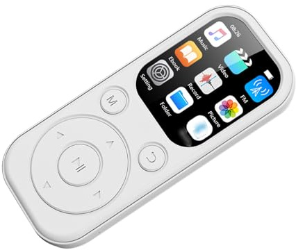 Ejoyous Lecteur MP3 avec BT, Lecteur MP4 Portable avec écran IPS de 2,01 Pouces, Enregistreur de Haut-parleurs BT 5.4, Radio FM, de Musique de 32 Go, Lecture 12 Heures pour Les Enfants Qui Courent