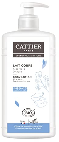 Cattier Paris – Körpermilch Modellant Aloe Vera Onagre Bio – 500 ml