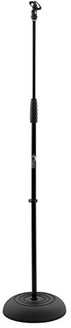 Tiger MCA14-BK Mikrofonständer mit Rundfuß - Schwarz
