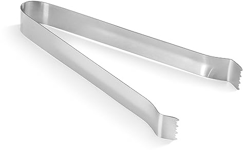 New Star Foodservice 42269 Restaurant-Grade Pom Tong, Stainless Steel, 6.5 inch, Set of 6, Silver
