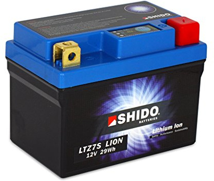Shido Lithium Motorradbatterie LiFePO4 LTZ7S 12V