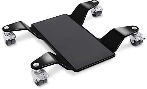 ConStands Mover II 320 kg - Motorrad Rangierhilfe Kompatibel mit BMW R 1200 R/RS/RT/S/ST/C, R 80 GS/R/RT Hauptständer Rangierwagen Schwarz