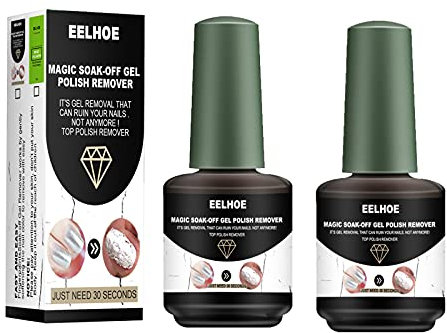 2 Stücke Nagellackentferner Professional Gel-Nagellack Remover Uv Nagellack Entferner, Hilfsmittel Zum Einfachen Entfernen Von Nagellack Entfernt Einweichgelpolitur 3-5 Minuten (15ml)