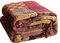 VANJOROY Grande couverture bohème en patchwork avec pompons pour 2 à 3 places, 100 % chenille douce, multifonction, pour canapé, couvre-lit, tapis et lit (220 x 260 cm)