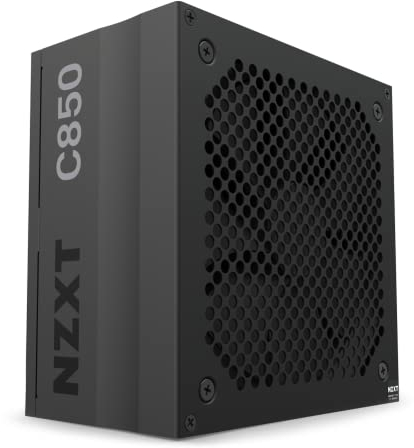 NZXT C850 ‎- PA-8G1BB-EU-Bloc d’Alimentation ATX 850 Watts pour PC Gaming-Certifié 80+ Gold-Entièrement modulaire-Ventilateur FDB Silencieux 135 mm- Garantie 10 Ans – Noir