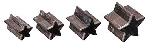 Ensemble de Poinçons en Cuir 4 Pièces Différentes Tailles Moule de Coupe Pointu Haute densité Forme Exacte pour le Bricolage